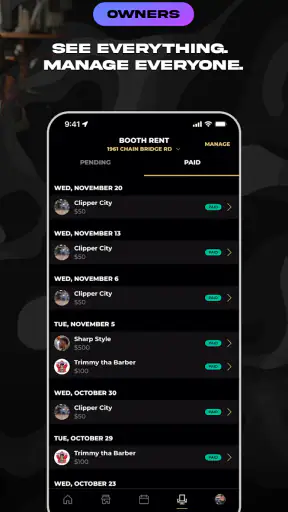 theCut: Barbershop Booking screenshot
