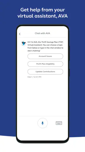 Thrift Savings Plan screenshot