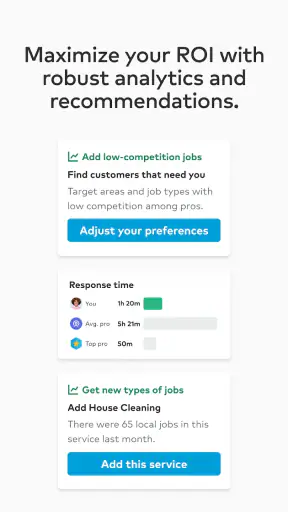 Thumbtack for Professionals screenshot