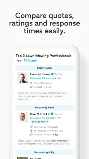 Thumbtack: Hire Service Pros screenshot