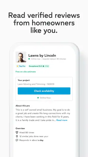 Thumbtack: Hire Service Pros screenshot