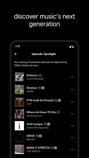 TIDAL Music: HiFi sound screenshot