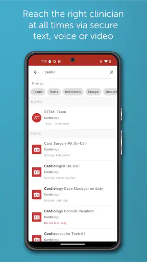 TigerConnect screenshot