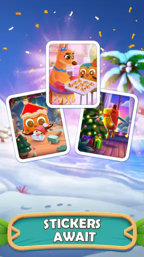 Tiki Solitaire TriPeaks screenshot