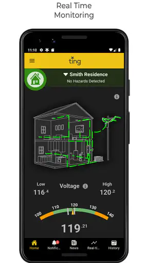 Ting Sensor screenshot