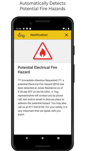 Ting Sensor screenshot