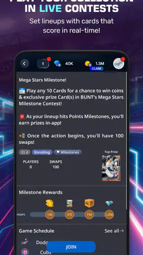 Topps® BUNT® MLB Card Trader screenshot