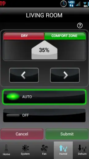 Total Connect Comfort screenshot