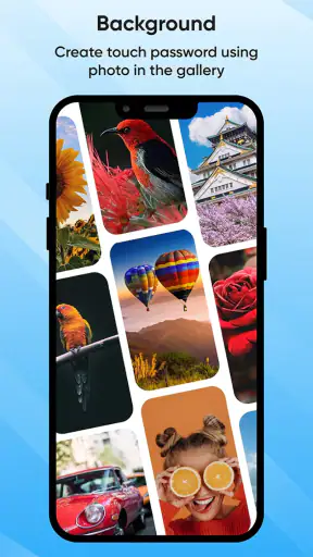 Touch Lock Screen Touch Photo screenshot