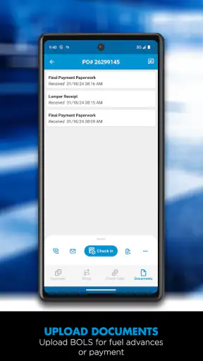 TQL Carrier Dashboard screenshot