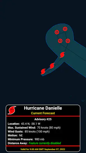 Track-It Hurricane Tracker screenshot