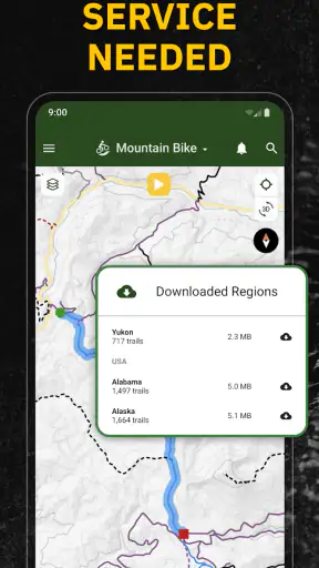 Trailforks screenshot