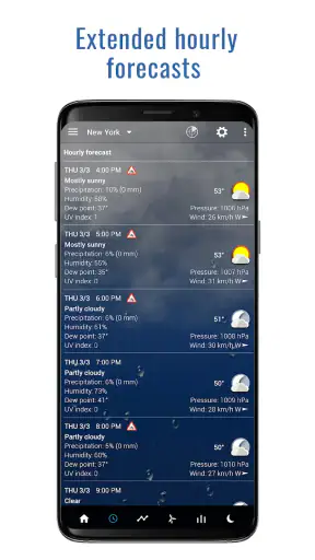 Transparent clock weather Pro screenshot