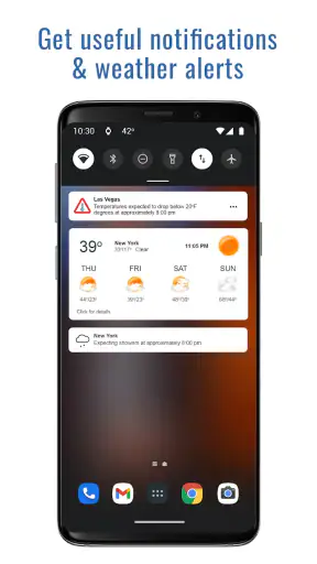 Transparent clock weather Pro screenshot