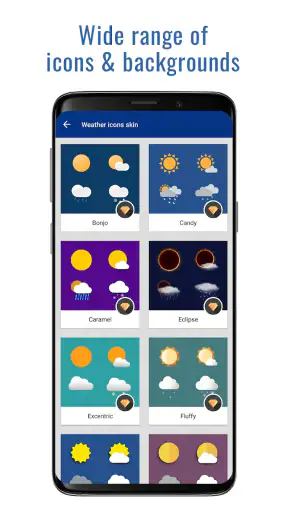 Transparent clock weather Pro screenshot