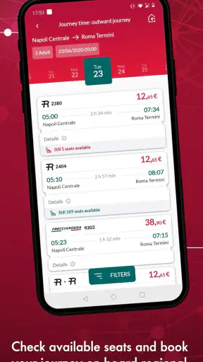 Trenitalia screenshot
