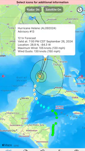 Tropical Hurricane Tracker screenshot
