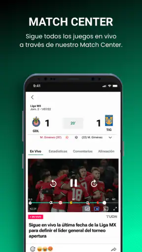 TUDN: TU Deportes Network screenshot
