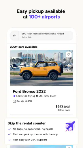 Turo — Car rental marketplace screenshot