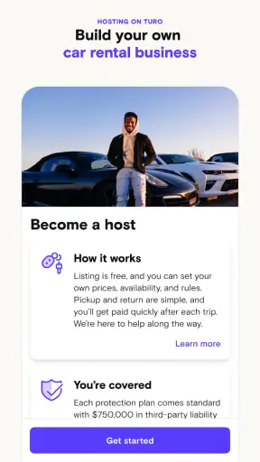 Turo — Car rental marketplace screenshot