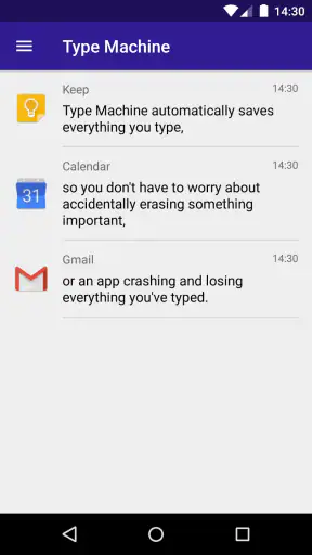 Type Machine screenshot