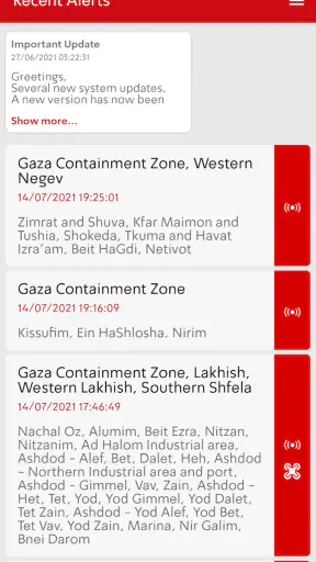 Tzofar - Red Alert | צופר screenshot
