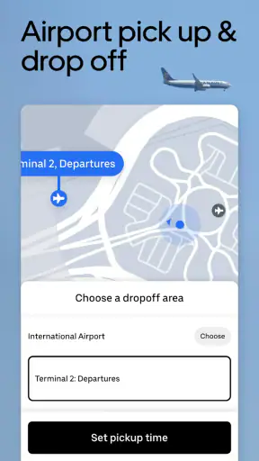 Uber - Request a ride screenshot