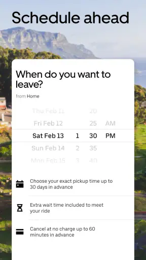Uber - Request a ride screenshot