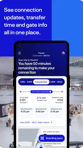 United Airlines screenshot