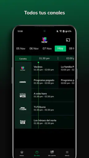 Univision Now: Live TV screenshot