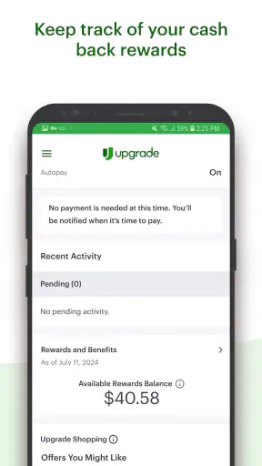 Upgrade screenshot