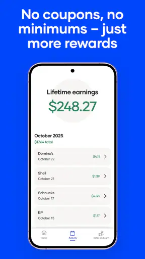 Upside: Cash Back - Gas & Food screenshot