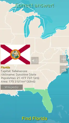 USA Quiz screenshot