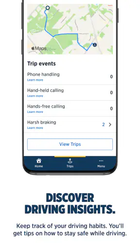 USAA DriveSafe screenshot