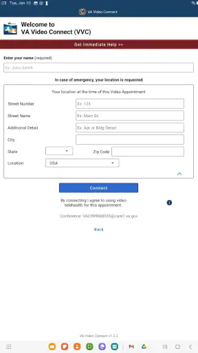 VA Video Connect screenshot