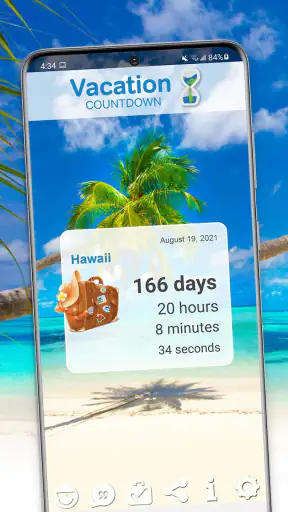Vacation Countdown App screenshot