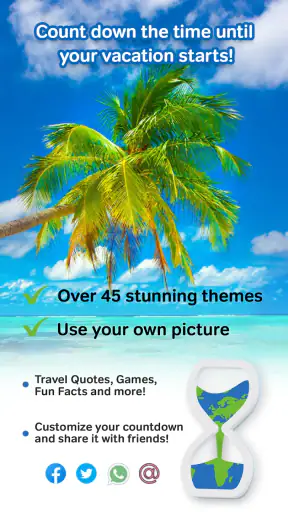 Vacation Countdown App screenshot