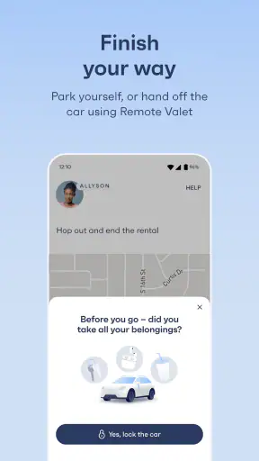Vay - rent a car by the minute screenshot
