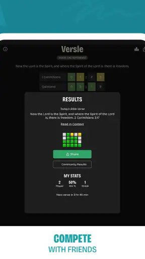 Versle | Daily Bible Games screenshot