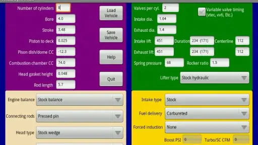 Virtual Dyno PRO screenshot