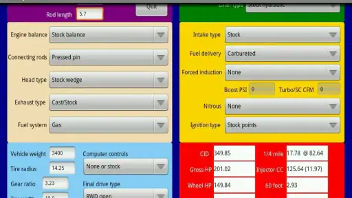 Virtual Dyno PRO screenshot