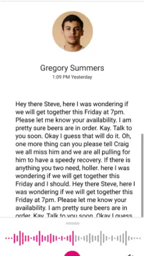 Visual Voicemail screenshot