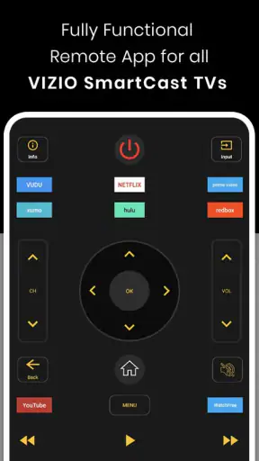 Vizio Smart TV Remote screenshot