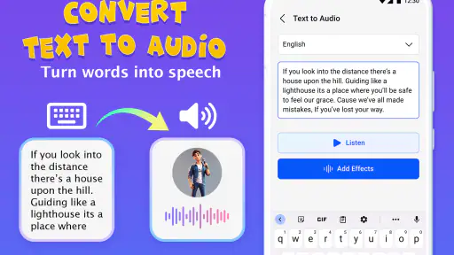 Voice Changer AI, Sound Effect screenshot