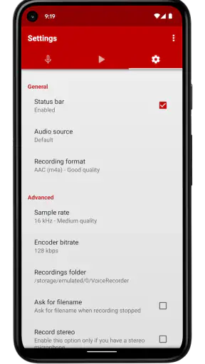Voice Recorder Pro screenshot
