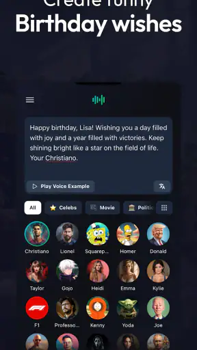 Voices: Change Your Voice screenshot