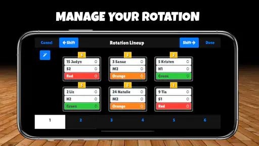 Volleyball Rotations screenshot