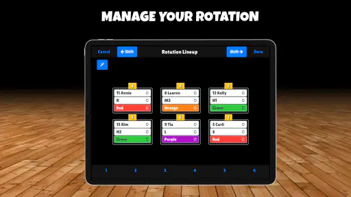 Volleyball Rotations screenshot