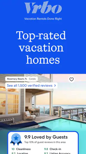 Vrbo Vacation Rentals screenshot