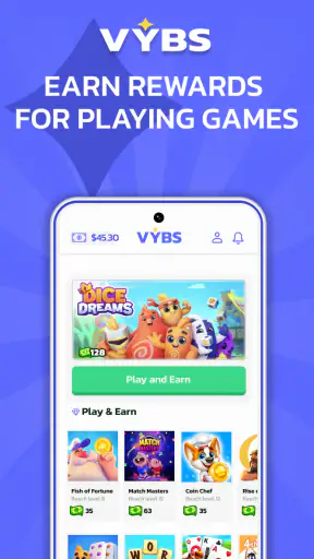VYBS: Play & Earn Rewards screenshot